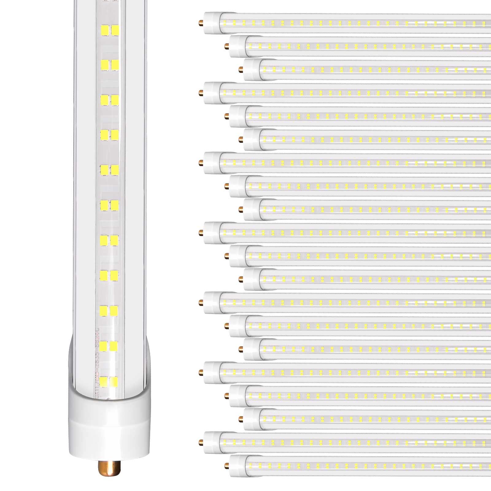 ONLYLUX 8ft LED tube packaging—bulk purchase ready for office retrofit.