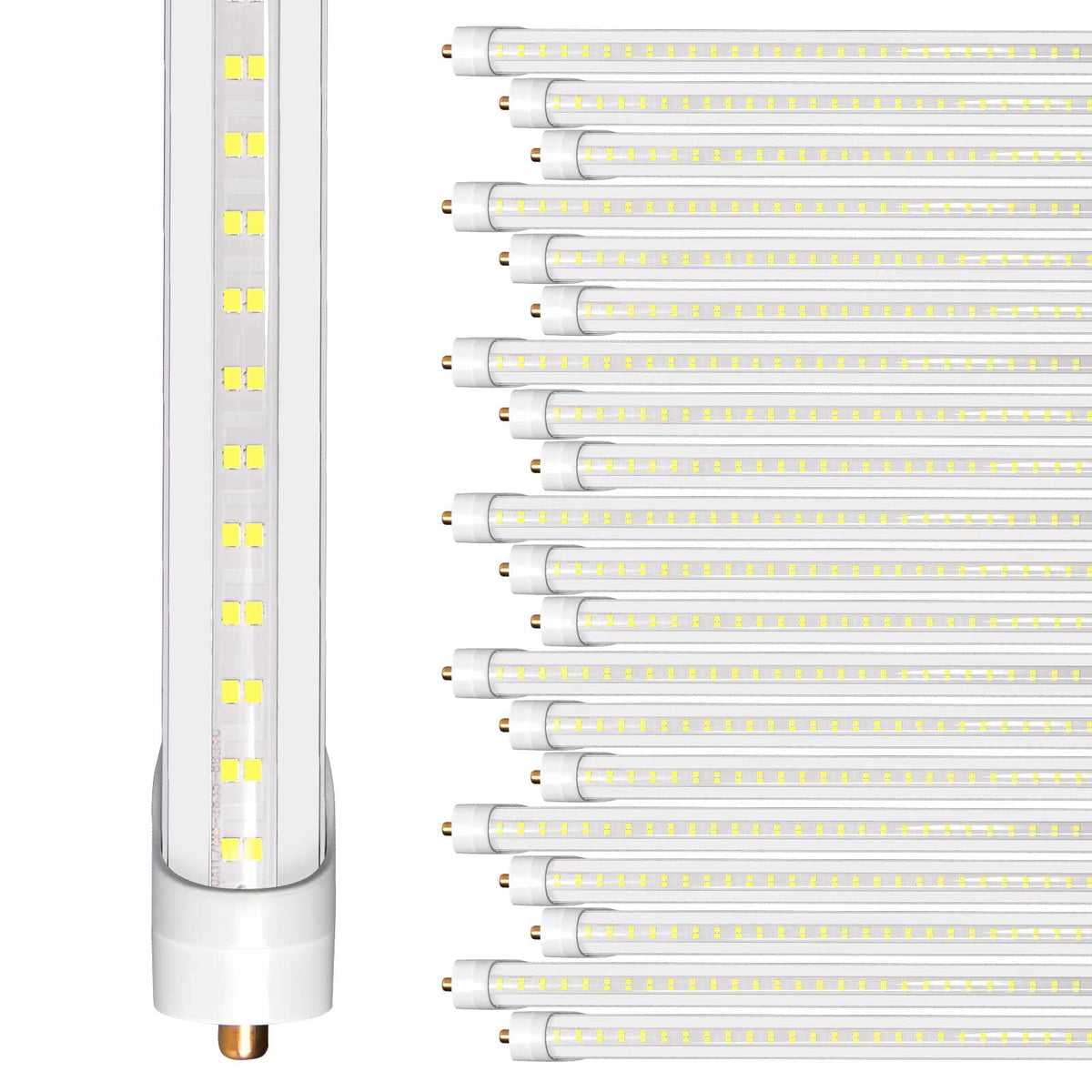 ONLYLUX 8ft LED tube packaging—bulk purchase ready for office retrofit.