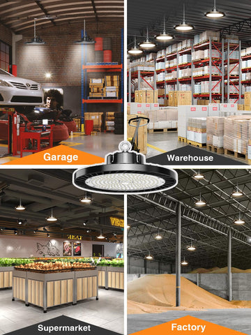 ONLYLUX commercial warehouse-light for large spaces and workshops.