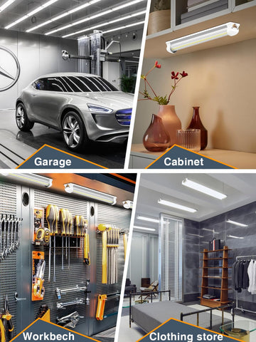 ONLYLUX 3750LM brightness supports precise work across a shop