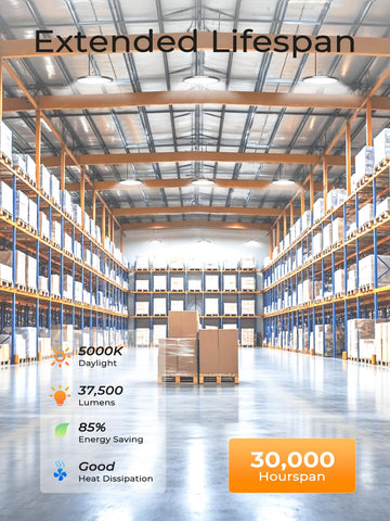 ONLYLUX UFO high bay light demonstrates energy saving potential
