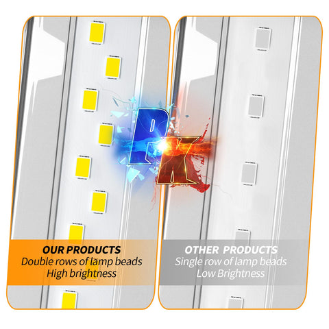 OnlyLux warehouse illumination with high-output 6500LM per tube.