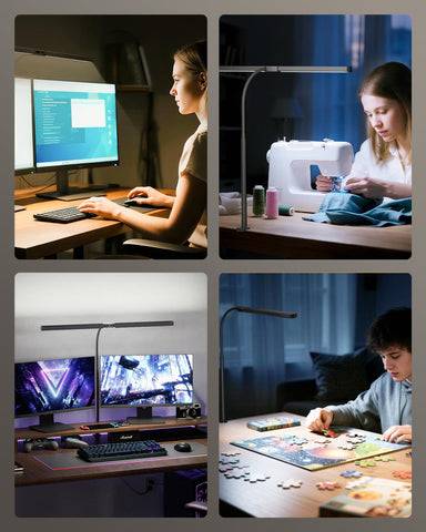 ONLYWIN space-saving clamp design keeps your workspace tidy.