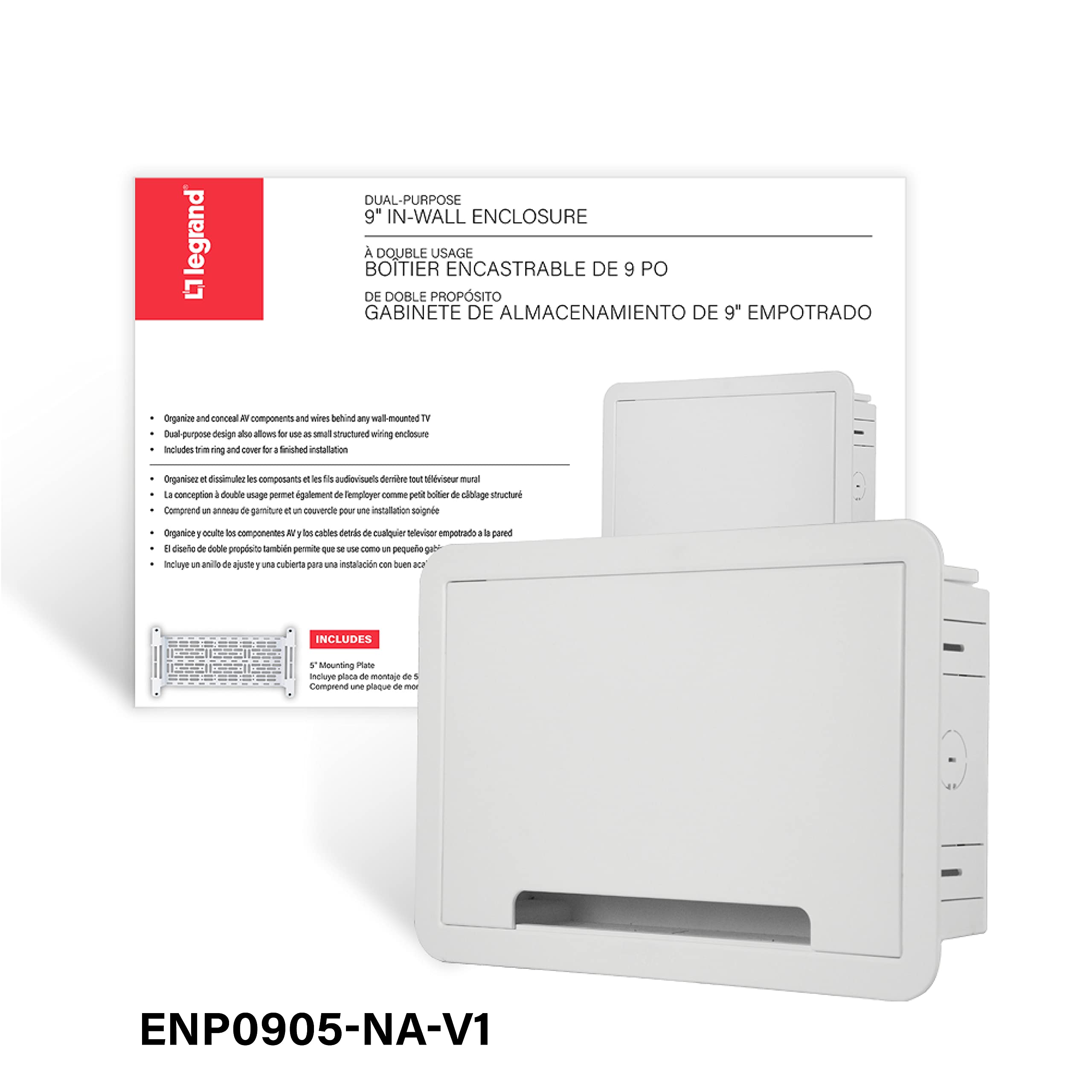 On-Q ENP0905NAV1 compatible with Apple TV for streamlined media setups.