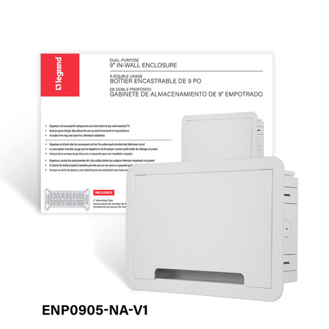 On-Q ENP0905NAV1 compatible with Apple TV for streamlined media setups.