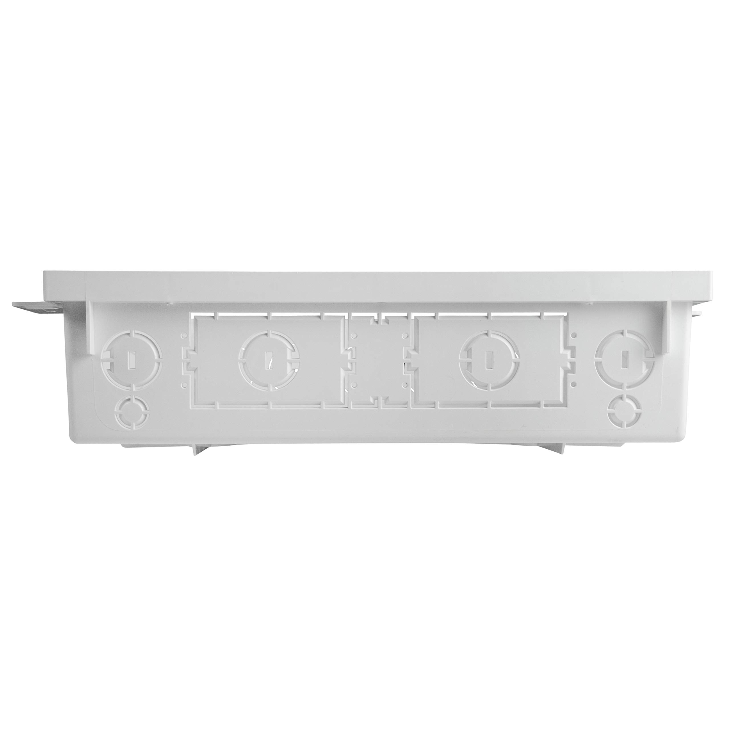 Cable management focus reduces clutter around home networking gear.