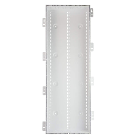 On-Q Legrand 42-inch media enclosure interior with organized cables