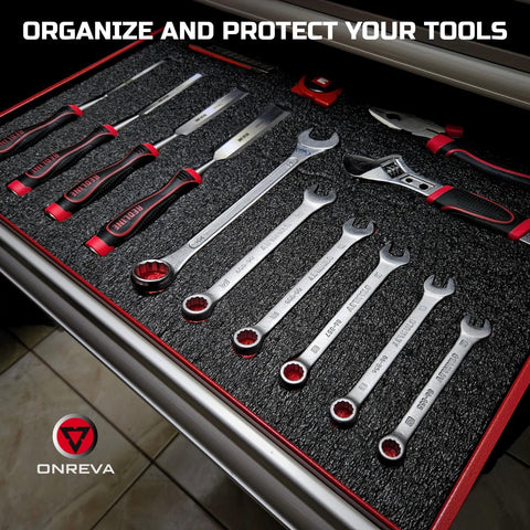 Closeup of ONREVA high-density PE foam texture and durability