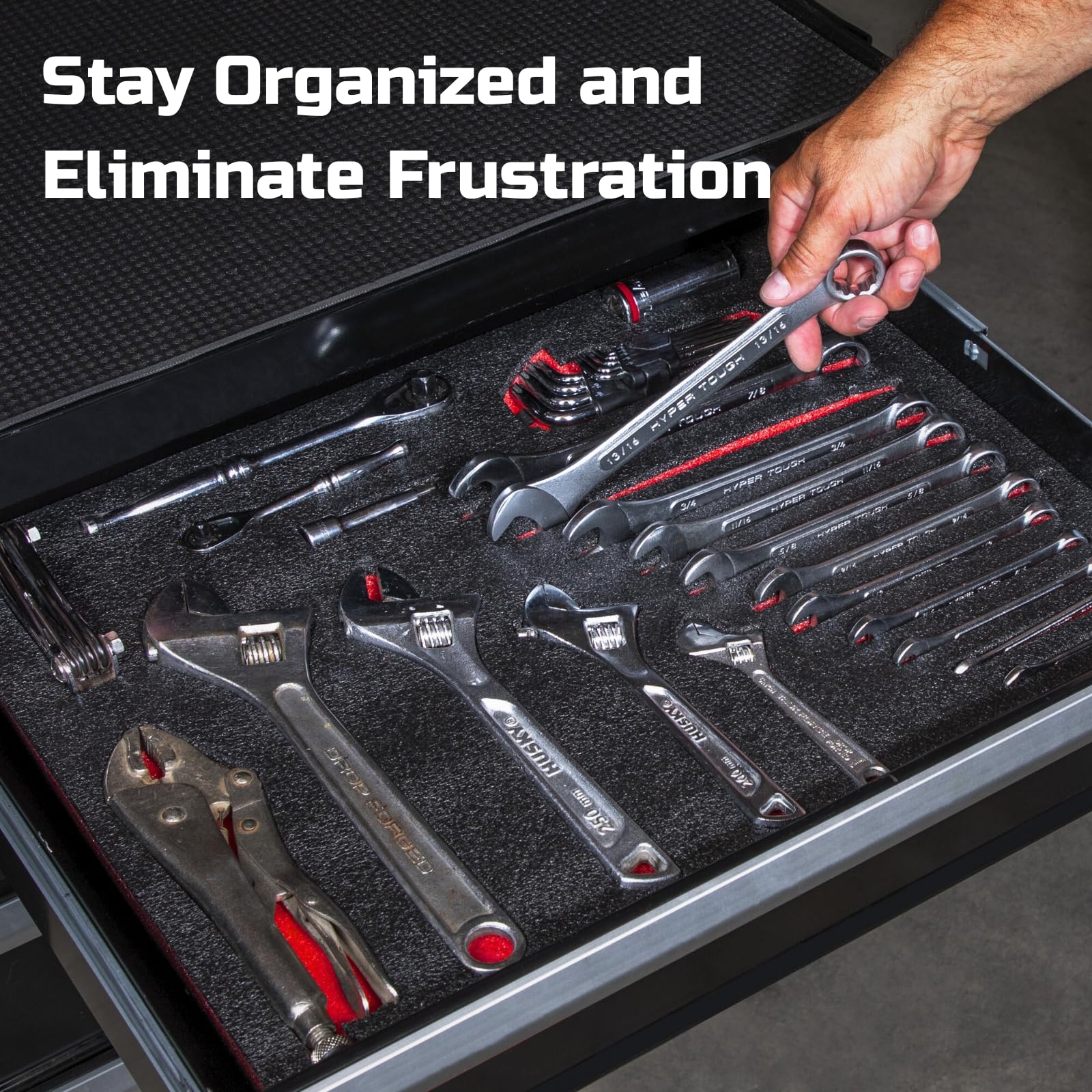 ONREVA toolbox foam versatile-use sheet fits many cases and DIY projects.