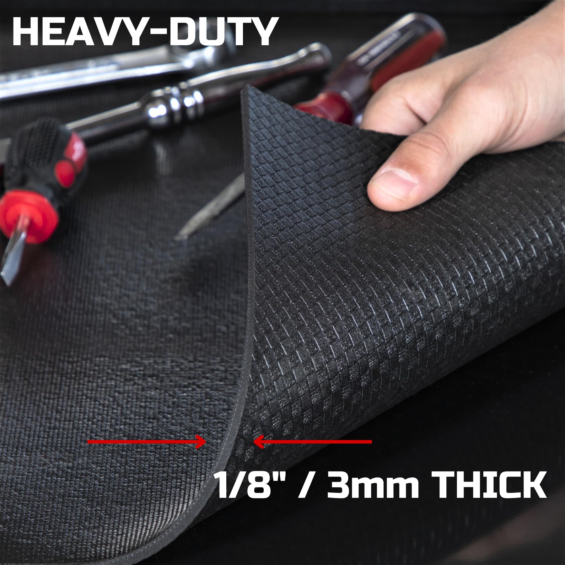 ONREVA liner cut-to-fit easily to match drawer dimensions.