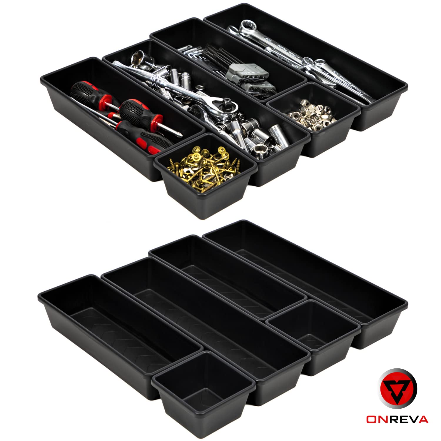 ONREVA handy organizer kit keeps hardware organized and easy to inventory