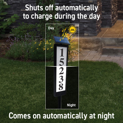 Ontel Sensor Brite ground stake installation offers flexible outdoor placement
