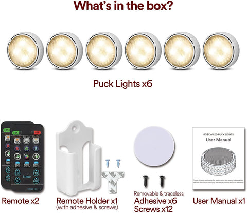 Onumii LED Puck Light battery-powered design offers wire-free installation.