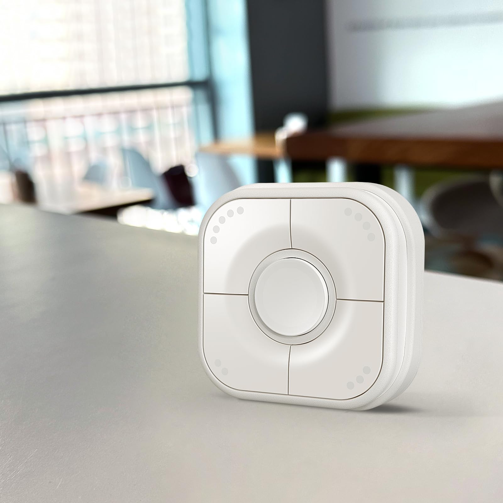 Onvis easy mounting shot shows wall adhesive and magnetic attachment options
