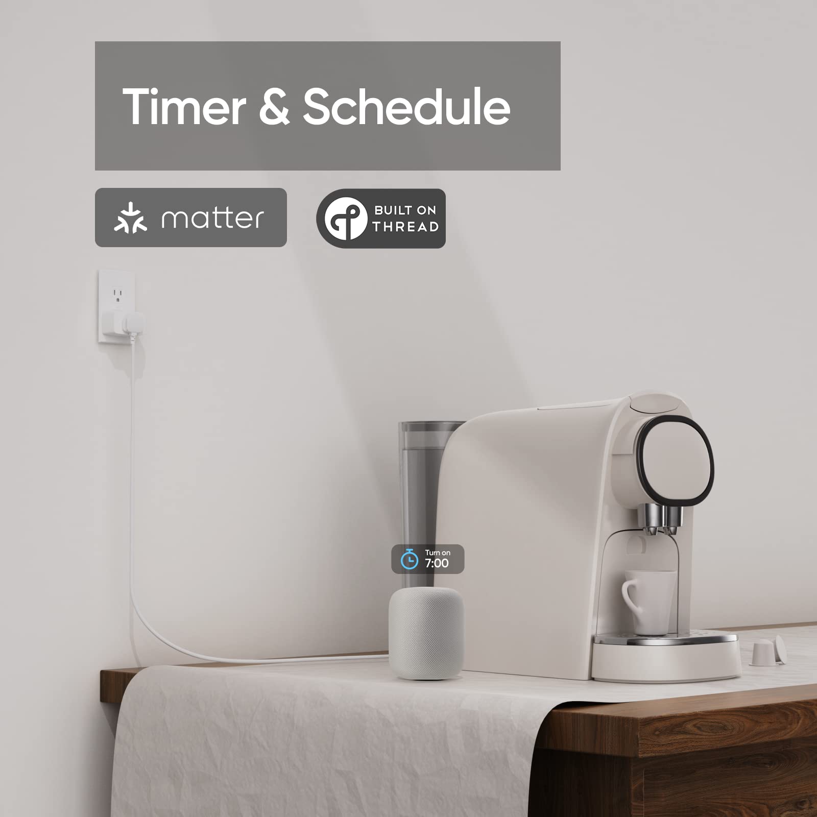 Onvis plug in action with voice control via Siri, Alexa, and Google Assistant