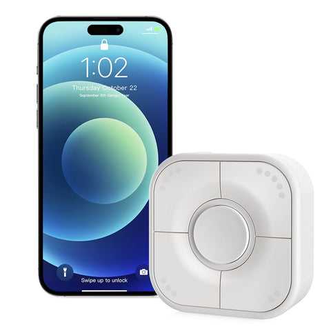 Onvis Smart Button setup scene shows quick configuration for scenes