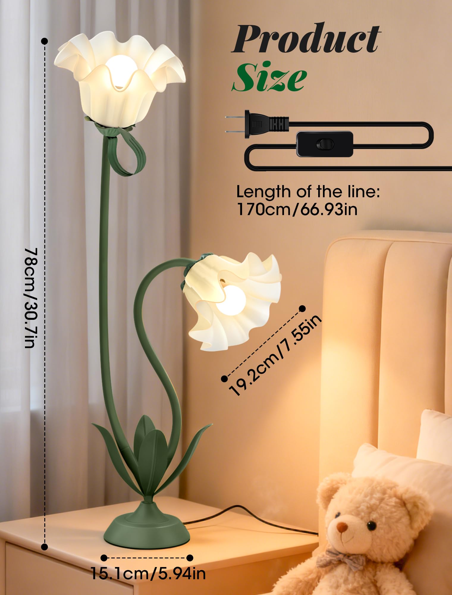 ONXE lamp delivers eye-friendly, flicker-free LED lighting for extended use.