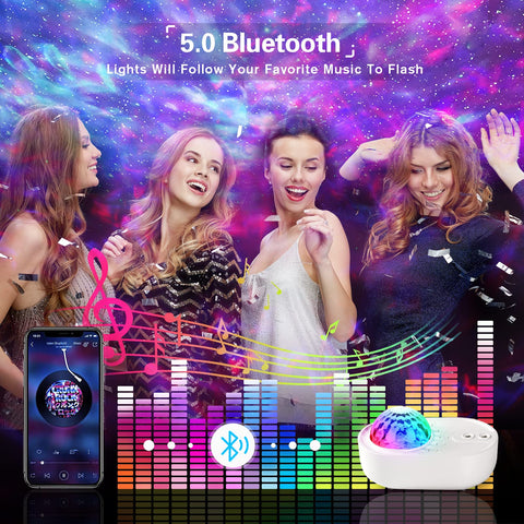 ONXE Galaxy Projector casts a 360-degree starry sky on the ceiling