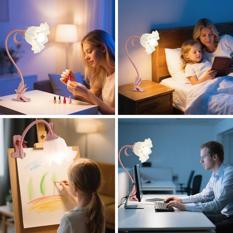 ONXE USB-powered lamp with a long 49-inch cable for versatile power options