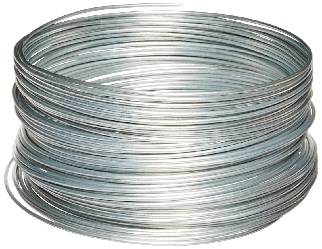 OOK 50141 12ga galvanized wire, 100ft length, ideal for sturdy fencing and DIY projects.