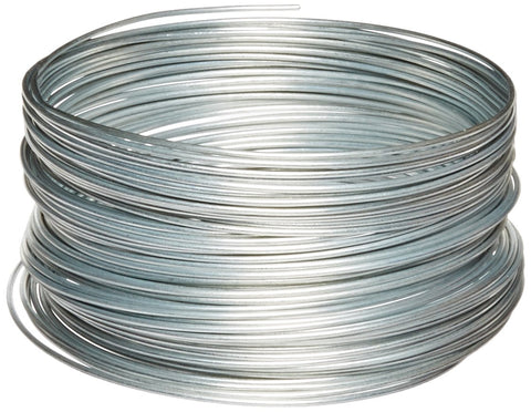 OOK 50141 12ga galvanized wire, 100ft length, ideal for sturdy fencing and DIY projects.