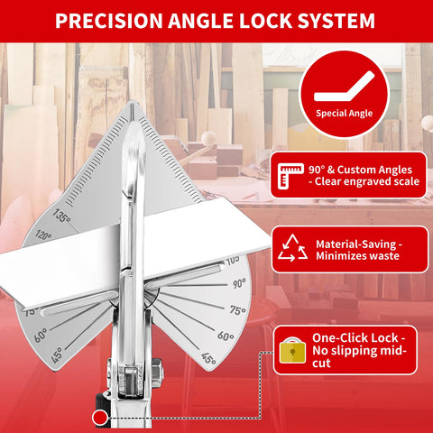 OOMDMI ergonomic anti-slip handle reduces fatigue