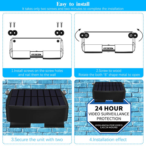 OOSSXX garden deck steps illuminated by solar light for safe outdoor navigation