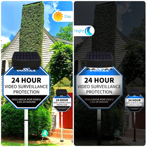 OOSSXX IP66 weatherproof rating ensures reliable outdoor performance in rain or shine