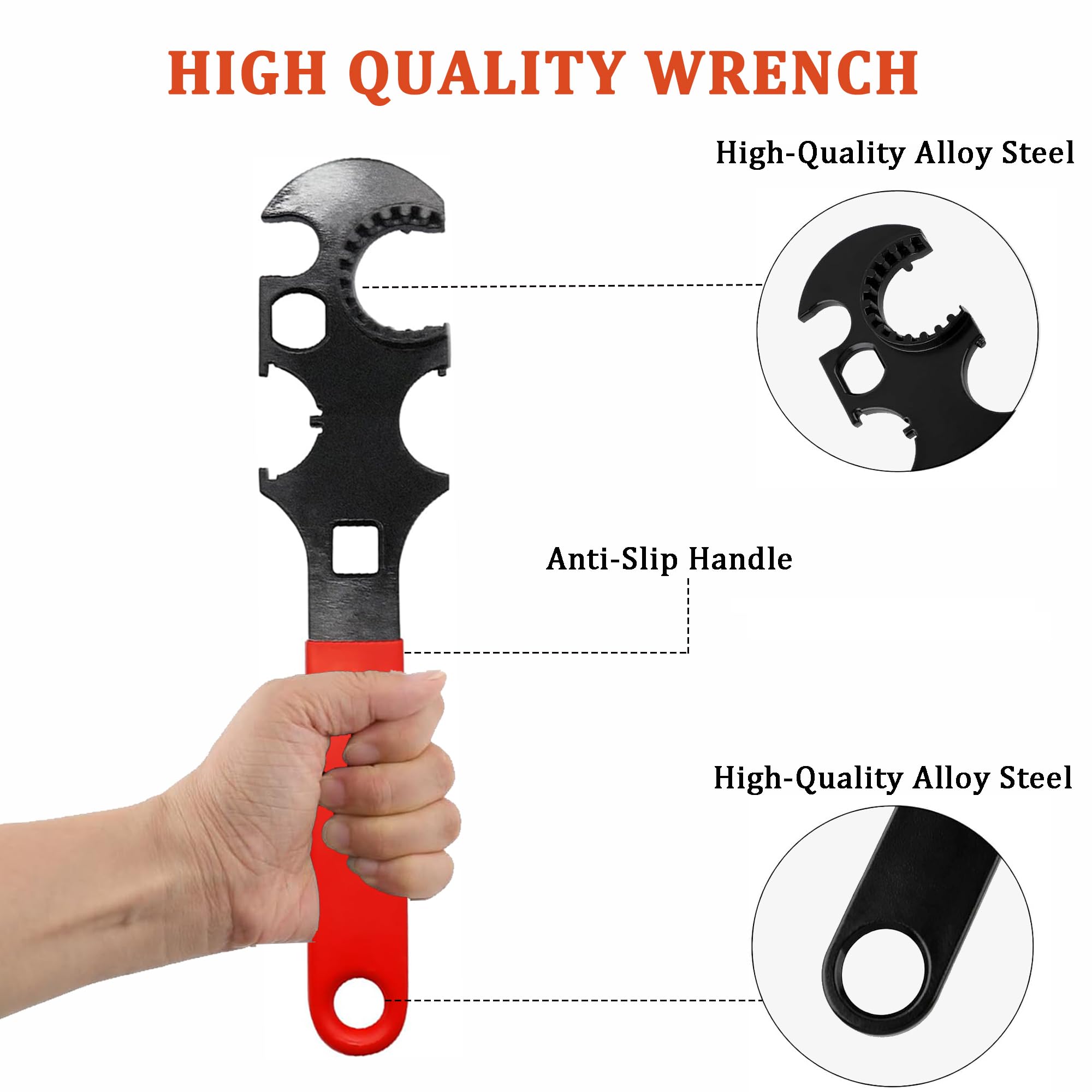 OOYAYA spanner wrench is compact and portable, easy to carry on jobs.