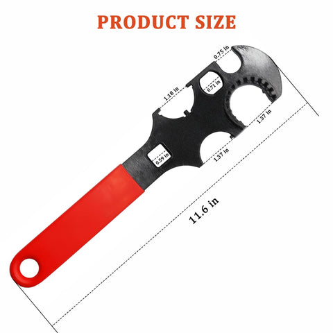 OOYAYA spanner wrench with non-slip handle for secure grip during repairs.