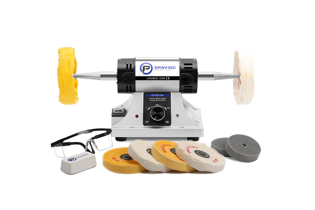 OPAVIOC Jewelry Polisher delivering a smooth finish on a delicate chain.