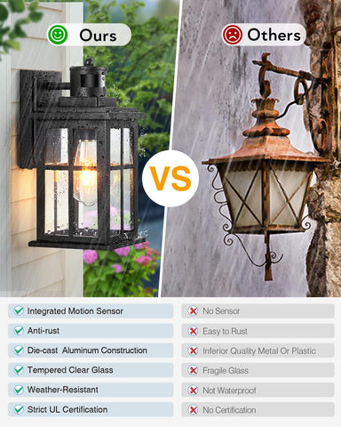 OPAXIS matte black finish exterior light complements modern outdoor decor.