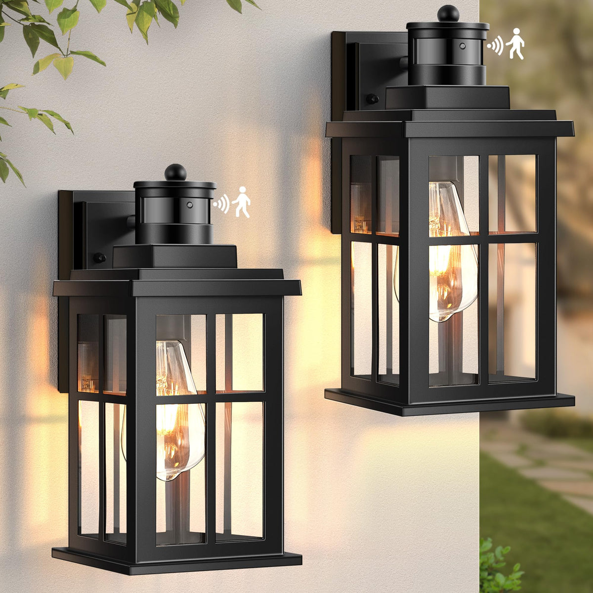 OPAXIS motion sensor porch light for welcoming, safer entryway illumination.