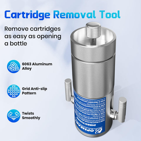 Opheart easy to grip tool for DIY shower cartridge swaps.
