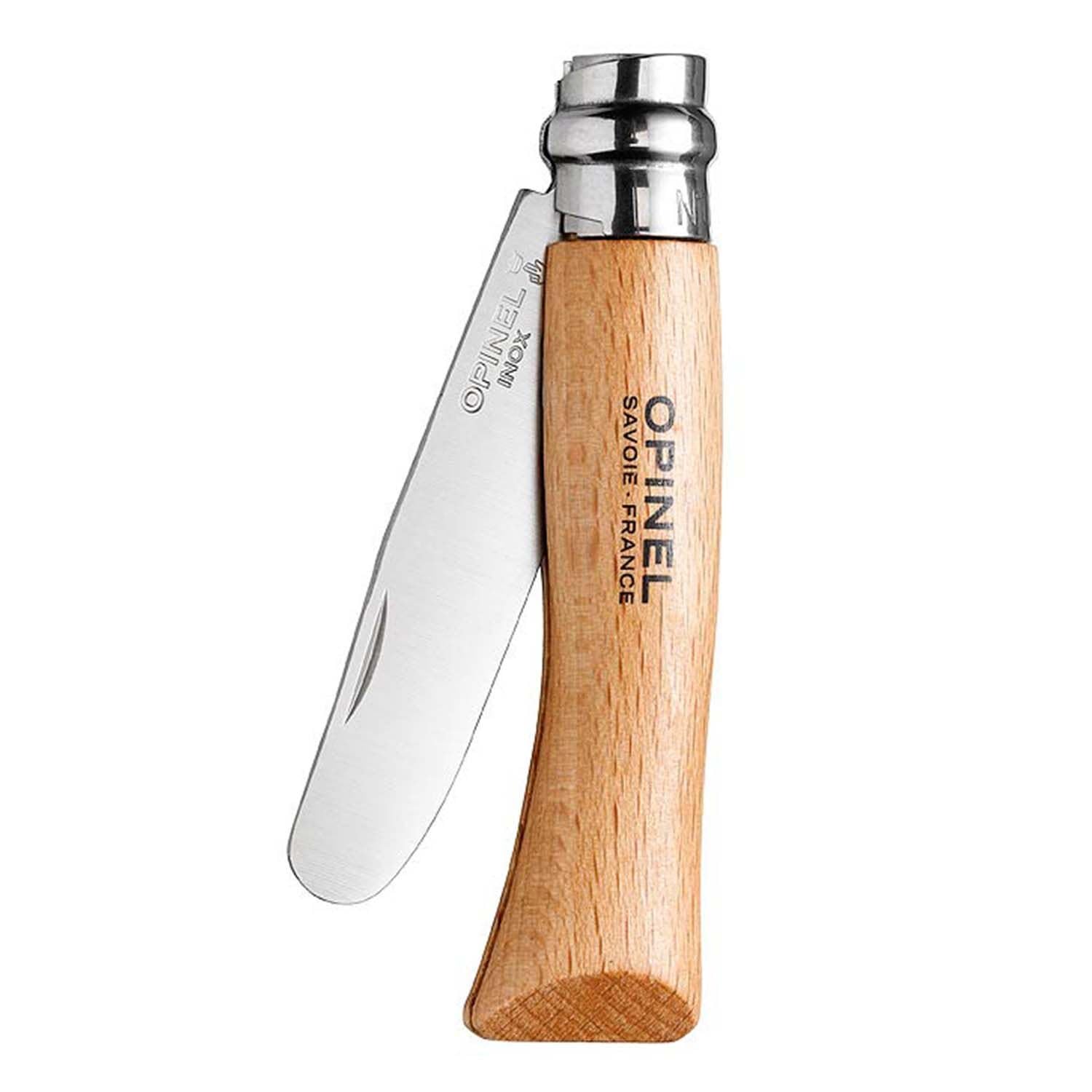 Sustainable packaging and wood handle reflect responsible craft.