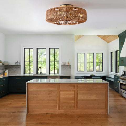 OPKMB low-profile installation; fits rooms with low ceilings.