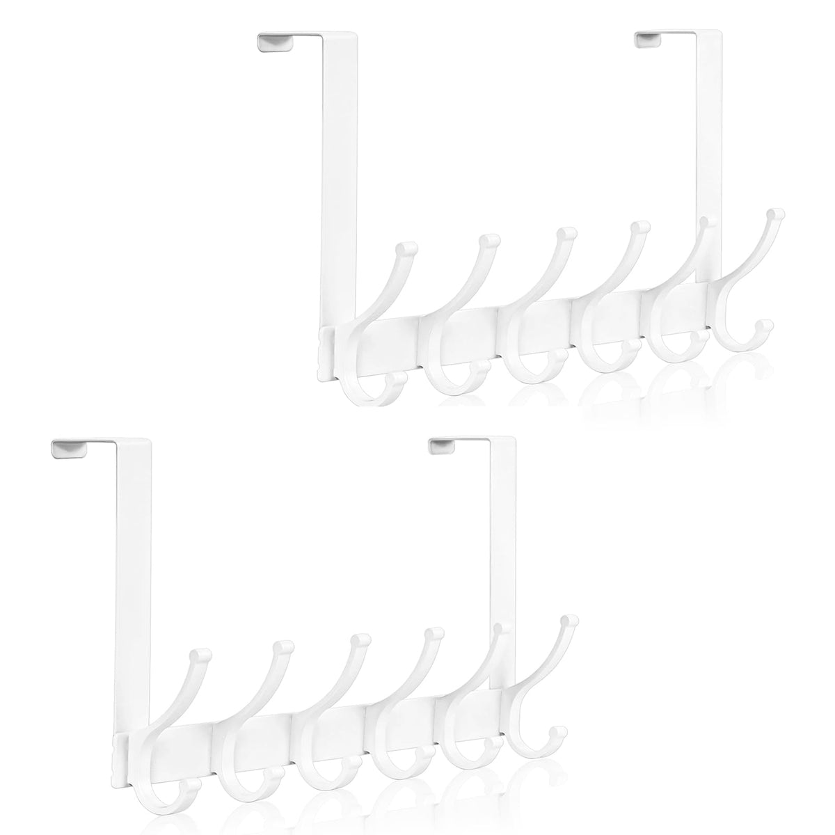 Optish door-hooks-extended-arms show easy hanging access for outfits.