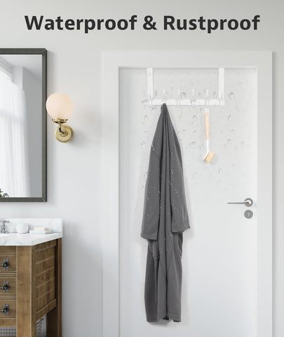 Optish door-hooks-multi-room-organization ideal for bedrooms, bathrooms, and entryways.