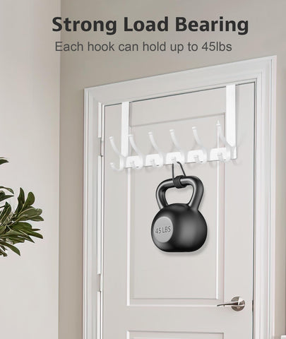 Optish door-hooks-space-saving-door-hanger helps maximize small room space.