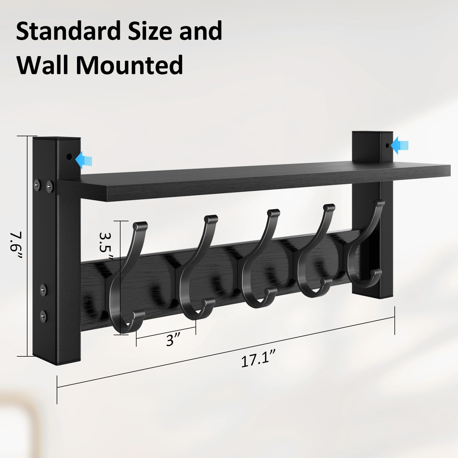 Optish coat rack in room setup shows space saving organization in entryways