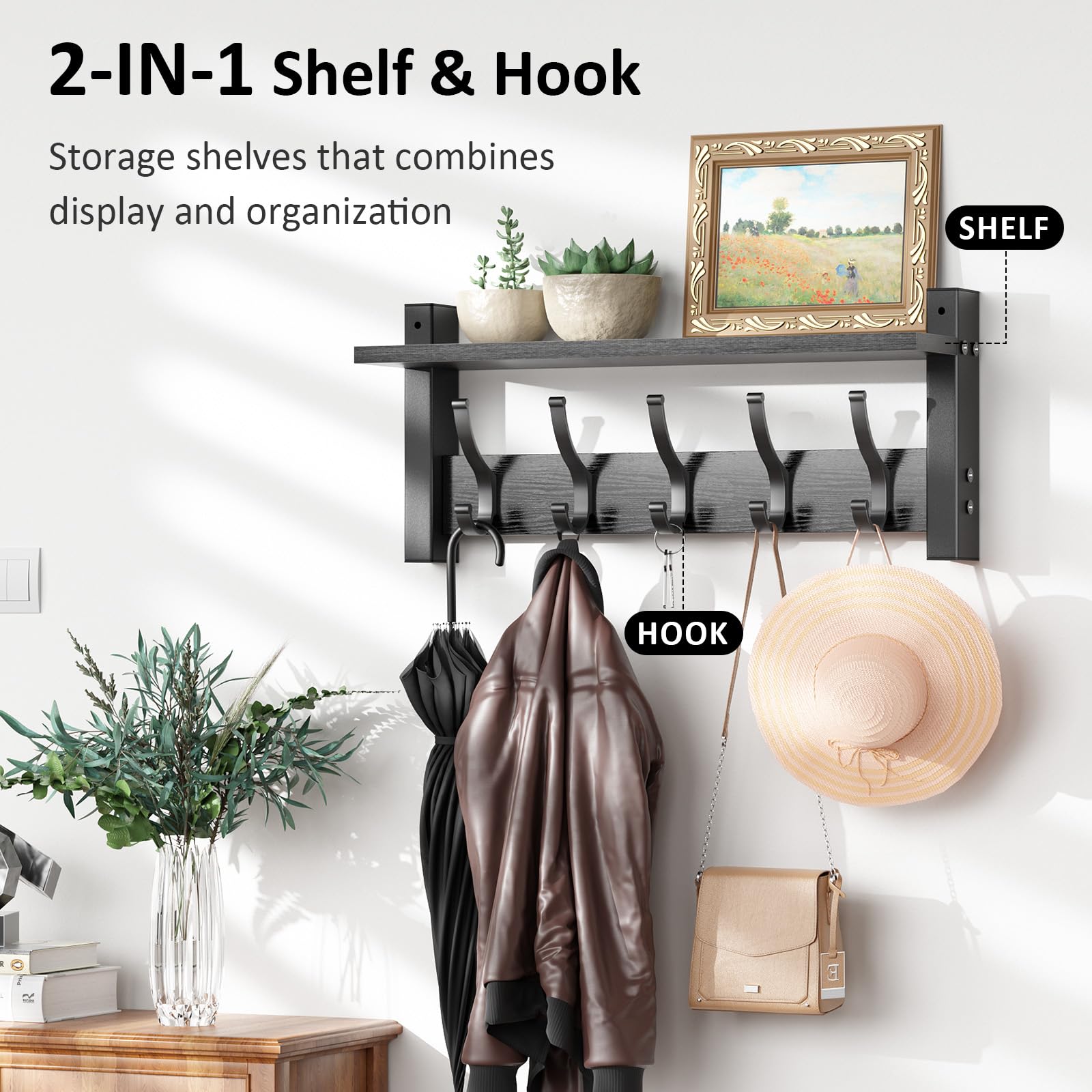 Optish vintage brown finish close-up highlights natural wood texture and warm decor