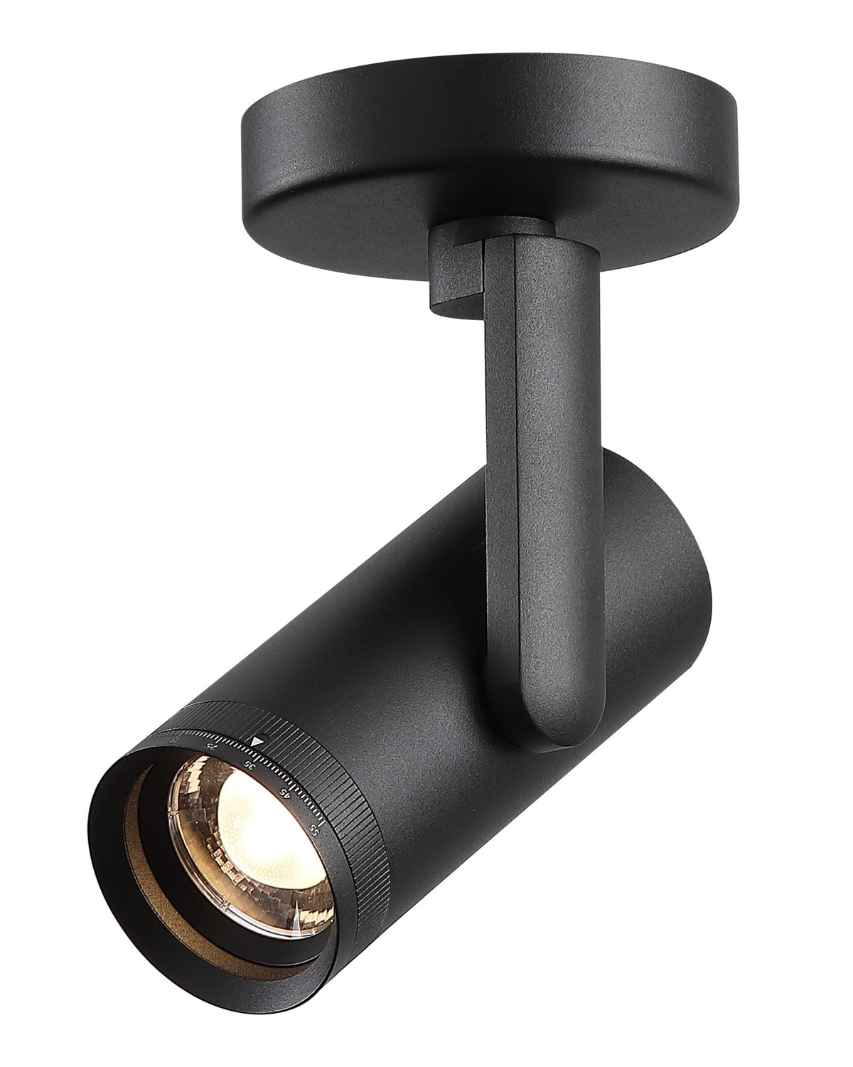 Opulux 12W zoomable ceiling spotlight highlights artwork with a versatile 10–55° beam.