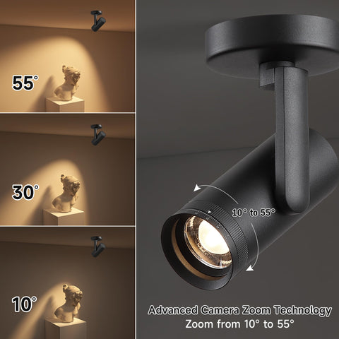 Warm white 3000K light from Opulux creates inviting ambience for interiors.