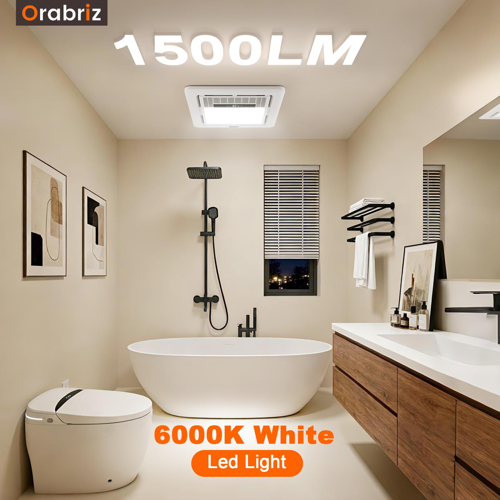 Orabriz 6000K daylight LED for grooming and clear visibility