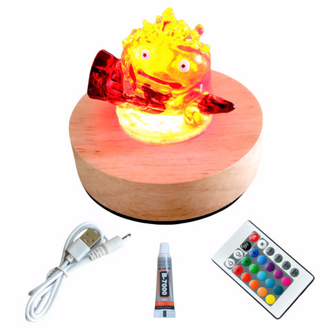 ORALEAF Calcifer night light with remote offers effortless mood lighting and color control.
