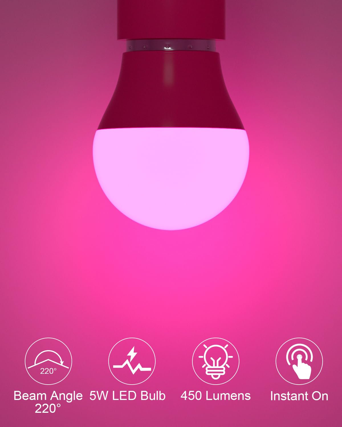 Oraluce A15 LED party light adds colorful decoration.