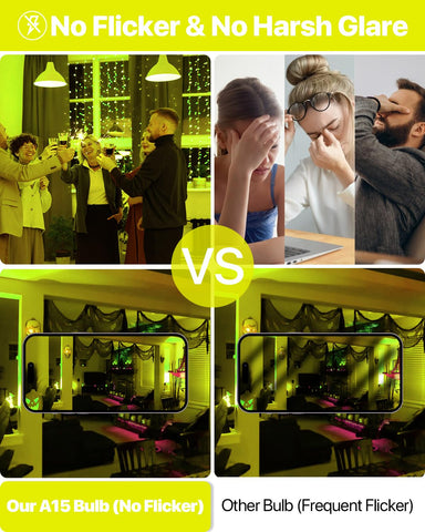 Oraluce easy-install LED bulb fits standard E26 sockets.