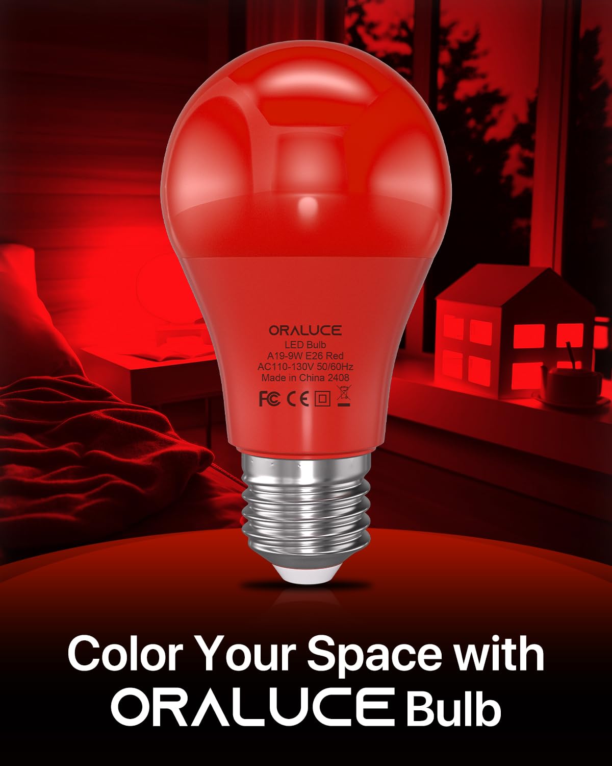 ORALUCE lights help create Halloween dazzle and Christmas sparkle.