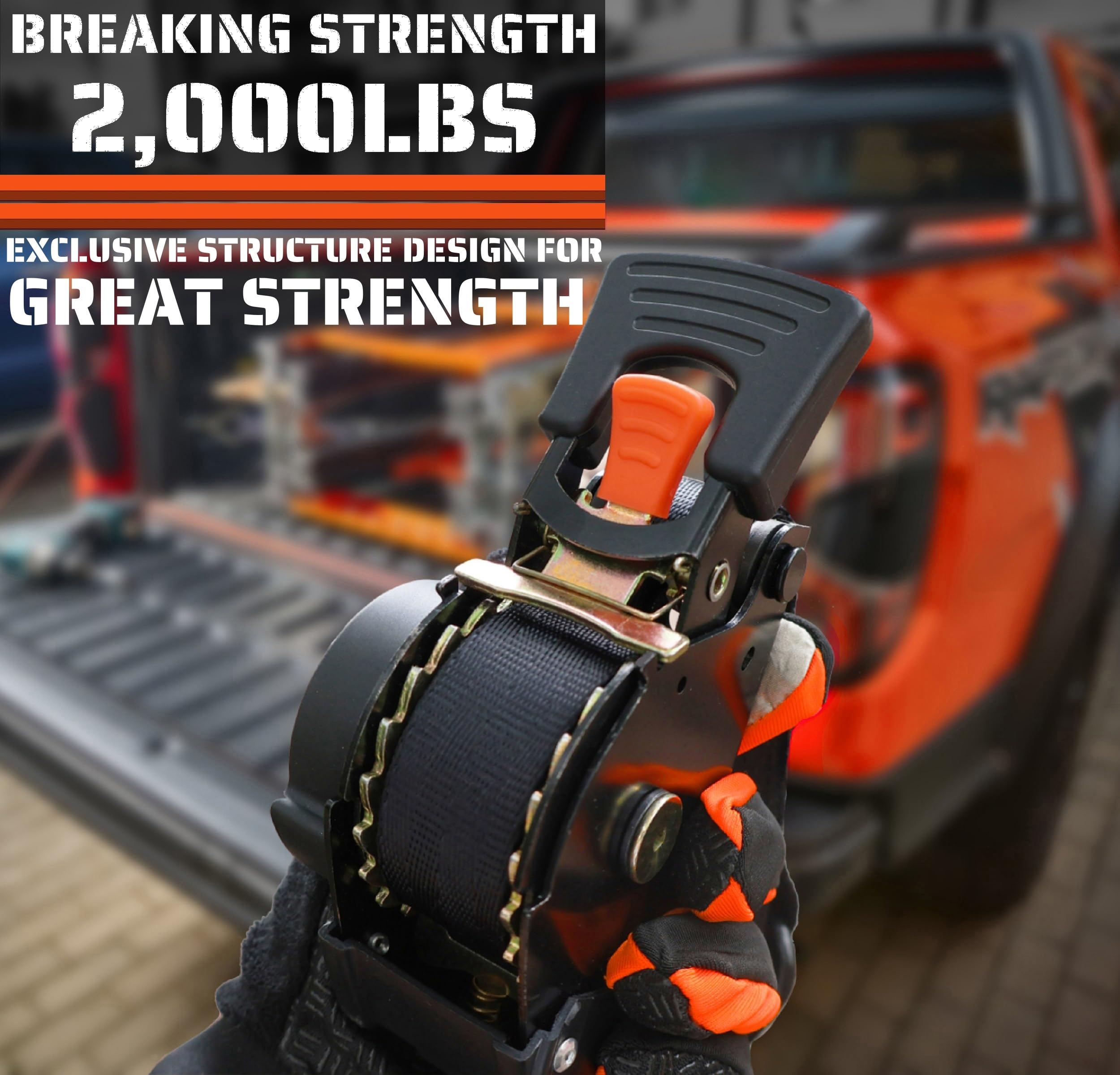 ORANGEE anodized ratchet for durable performance in outdoor use