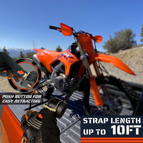ORANGEE coated S-hooks with retainer clips protect surfaces during tie downs